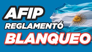 ⭕️AFIP presentó la REGLAMENTACIÓN del BLANQUEO de CAPITALES [upl. by Enidlarej605]