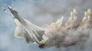 THE WORLD IS SHOCKED FIRST AIR COMBAT US F16 AND RUSSIAN SU57 LOOK WHAT HAPPENS [upl. by Notanhoj]