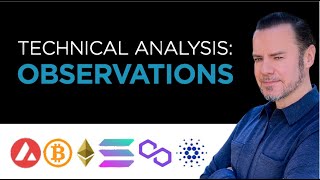 IA TA Tuesday Crypto Market Observations BTC ETH ADA AVAX MATIC SOL TSLA [upl. by Risley]