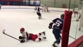 7 Minutes Of Massive Highschool Hockey Hits [upl. by Nerland120]