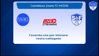 🎥  Conferenza Stampa FC Matera Presentazione del “Top Jersey Sponsor” VIM Farmaceutici [upl. by Lap43]