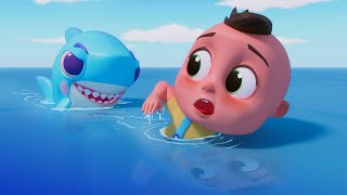 Baby Shark Lost His Mommy Cartoons amp Songs for Toddlers [upl. by Allerym]