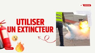 Comment utiliser un extincteur sur un incendie Formation incendie et manipulation des extincteurs [upl. by Forsta]