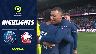 PARIS SAINTGERMAIN  LOSC LILLE 4  3  Highlights  PSG  LOSC  20222023 [upl. by Abihsat810]