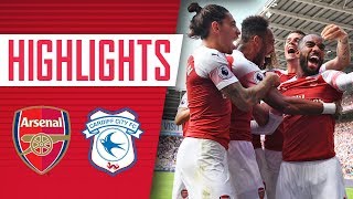 HIGHLIGHTS  Cardiff City 23 Arsenal  Premier League [upl. by Novello]