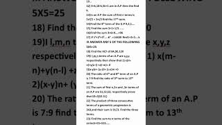 10th maths unit wise question paper unit 2 question paper10th maths chapter 2 10th samacheer [upl. by Aicarg782]