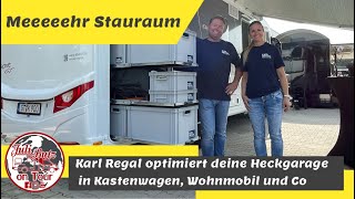 Mehr StauraumRegalsystem im WohnmobilKastenwagen und Co​⁠KarlRegal hat deine Lösung [upl. by Cacie]