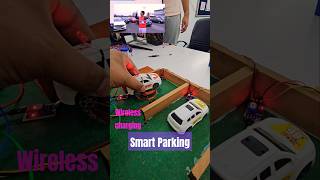 Iot Smart Parking with Wireless charging for EV cars ev iot project arduino [upl. by Namyac]