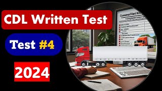 CDL General Knowledge Test 2024  Part 4  25 Essential QampA 🚛 [upl. by Clein173]