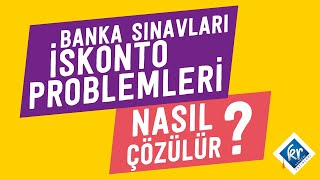 Banka Sınavları İskonto Problemleri Nasıl Çözülür [upl. by Favrot]