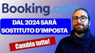 Nel 2024 Booking Verserà la Cedolare Secca a Posto Tuo [upl. by Afihtan]