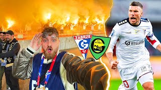 Das krasseste Derby in Polen 🇵🇱😱  Stadionvlog vom Rasen  Podolski lädt mich ein ⚽️  ViscaBarca [upl. by March481]