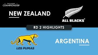 HIGHLIGHTS  NEW ZEALAND v ARGENTINA  The Rugby Championship 2024 [upl. by Asserrac]