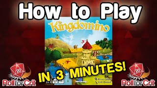 How to Play Kingdomino  Roll For Crit [upl. by Sakovich142]