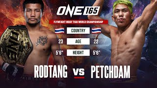 Muay Thai Monsters 😤🔥 Rodtang vs Petchdam Full Fight [upl. by Claribel647]