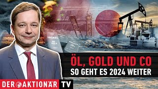 Rohstoffe So geht es 2024 weiter beim Ölpreis Gold und Co [upl. by Htebazila143]