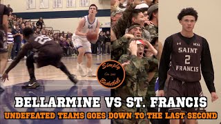 St Francis vs Bellarmine in Front of CRAZY Student Section I Who is 1 in the WCAL Ft D1 Commits [upl. by Jereme]