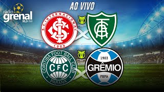 CORITIBA 1 X 2 GRÊMIO  INTER 1 X 1 AMÉRICA BRASILERÃO 2023  AO VIVO [upl. by Salhcin]