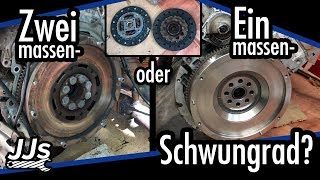 Zweimassen vs Einmassen vs Erleichtertes Schwungrad  Schwungräder Erklärt E46 330i JJsGarage [upl. by Lynnet]