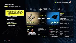 Panthers vs saints week 2 [upl. by Kindig90]