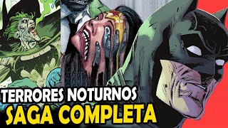 LIGA DA JUSTIÇA TERRORES NOTURNOS  SAGA COMPLETA KNIGHT TERRORS [upl. by Nacul]