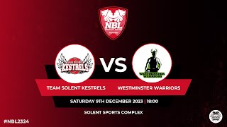 NBL2 Solent Kestrels v Westminster Warriors  091123 [upl. by Abil]