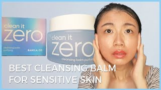 Tried out the BEST Cleansing Balm For Sensitive Skin  BANILA CO Clean it Zero Purifying [upl. by Thetes492]