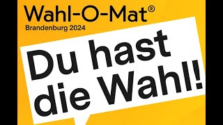 MMM Sonderfolge Der WAHLOMAT im Selbstexperiment BrandenburgWahl 2024 [upl. by Yklam]