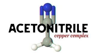 tetrakisacetonitrile copperItetrafluoroborate with questionable results [upl. by Retsevlys]