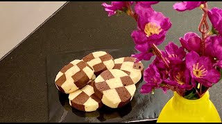 How to make Checkerboard Cookies  Checkerboard Cookies Recipe No Oven  Sholus Tummy Talk [upl. by Souza]