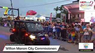 Wilton Manors City Commissioners at Wilton Manor Stonewall Pride Parade 2024 [upl. by Leirda]