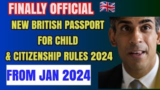 Officially Announced New Requirements Obtaining British Passport amp Uk Citizenship 2024UKVI [upl. by Ailero]