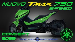 NUOVO TMAX 750 SPEED – Sua Maestà va veloce [upl. by Ihcego]