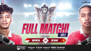 FULL MATCH LEG 2 INDONESIA VS VIETNAM  AFC eASIAN CUP QATAR [upl. by Llewen]