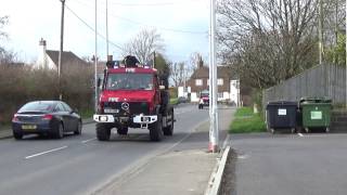 East Sussex Fire amp Rescue Service Crowborough Animal Rescue Unimog And Landrover [upl. by Gleeson]