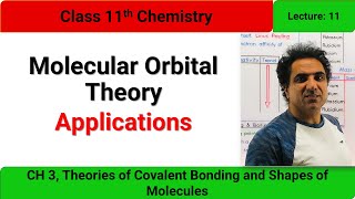 Chemistry 11 Chap 3 Lec 11 Applications of Molecular Orbital Theory [upl. by Petr]