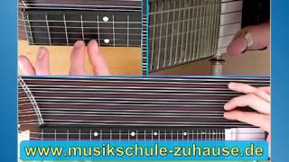 Zither lernen Lektion spielen [upl. by Rebliw966]