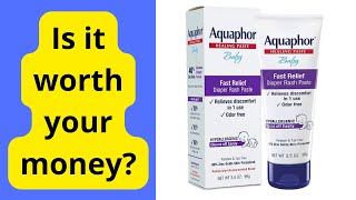 Ultimate Diaper Rash Solution Aquaphor Baby Paste Review [upl. by Naejarual]