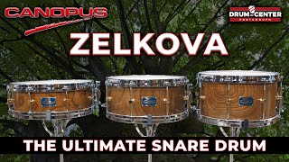 The BEST Boutique Snare Drum The Canopus Zelkova [upl. by Gentille813]