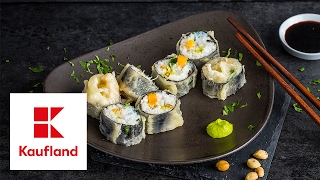 Rezeptvideo Sushi in Tempura selber machen [upl. by Rasec]