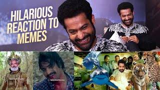 Devara Memes Jr NTR Hilarious Reaction 😂👌  devarapart1  Suma  Koratala Siva [upl. by Ahsiekrats]