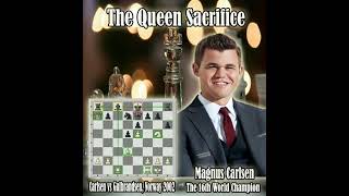 The Queen Sacrifice  Magnus Carlsen vs Tor Gulbrandsen Norway 2002 [upl. by Caresse]