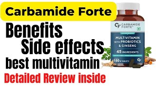 Carbamide forte multivitamin with probiotics review  use of carbamide forte capsule [upl. by Elmer]