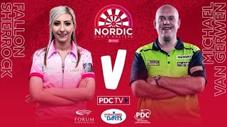 2021 Nordic Darts Masters FINAL Sherrock vs van Gerwen [upl. by Alitha]