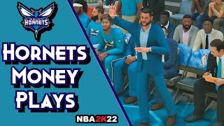 5 Hornets Money Plays In NBA 2K22   Playbook Tutorial For MyTeam MyNBA amp Play Now [upl. by Aenel]