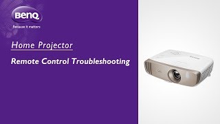 BenQ FAQ ProjectorRemote control troubleshooting [upl. by Enimisaj700]