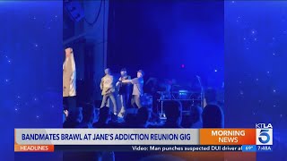 Bandmates brawl at Janes Addiction reunion gig [upl. by Blackwell]