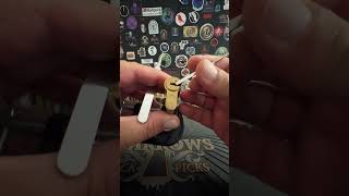 Modified Cylinder Clamp SeeStuDo Thanks for the idea 💡 lockpicking locksport covertentry [upl. by Demmahum]