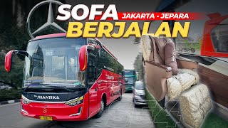 BUS IDOLA DENGAN KURSI AJAIB  Shantika Super Exe Jakarta  Jepara [upl. by Martainn]