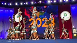 Cheer Extreme Sr Elite Worlds 2023 Full Routine [upl. by Yerhcaz]